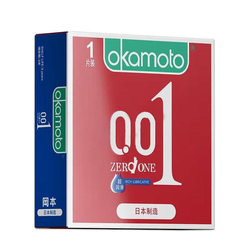 岡本Okamoto0.01 超潤滑 日本版(PU)安全套 (1片裝)