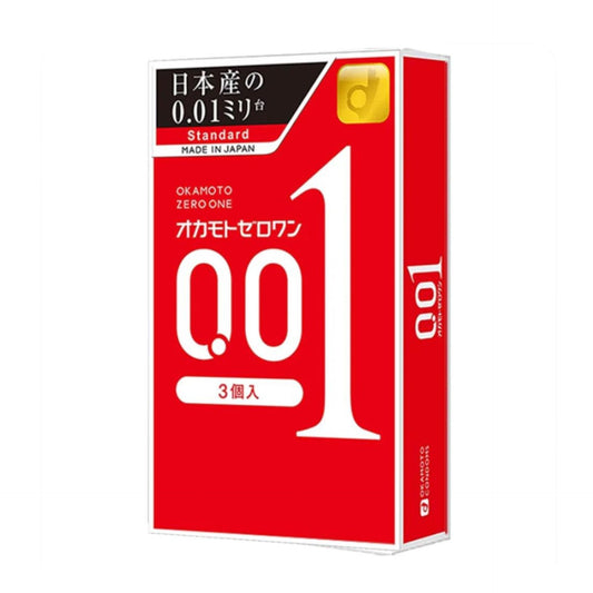 岡本Okamoto0.01 日本版(PU)安全套 (3片裝)